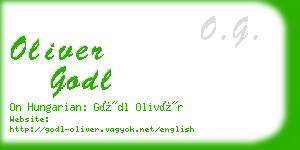 oliver godl business card